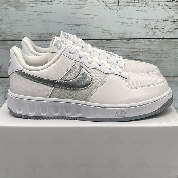 Nike Air Force 1 Unity GS White Grey Platinum Kids Sz 6Y / Womens 7.5 - Picture 1 of 11